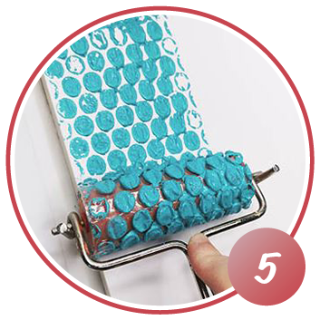 Kreativ mit Luftpolsterfolie Schritt 5